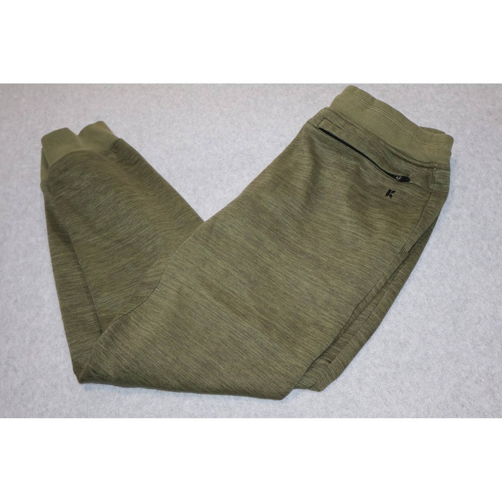 Kyodan Joggers Mens Medium Green Space Dye Activewear Drawstring Pockets Pants